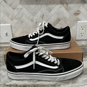 Vans Old Skool Black Suede Shoes